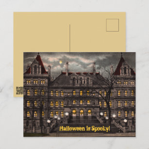 Spooky Mansion Halloween Briefkaart