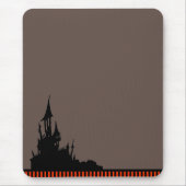 Spooky Mansion Halloween Mousepad Muismat (Voorkant)