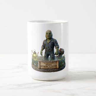 Spooky Mechanic Swamp Creature Funny Halloween Mug Koffiemok
