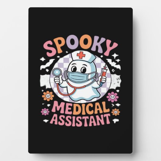 Spooky Medical Assistant Cute Halloween Essential  Fotoplaat (voorkant)