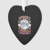 Spooky Medical Assistant Cute Halloween Essential Ornament (voorkant)