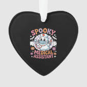 Spooky Medical Assistant Cute Halloween Essential  Ornament (voorkant)