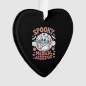 Spooky Medical Assistant Cute Halloween Essential Ornament (voorkant)