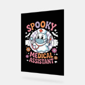 Spooky medische assistent Schattige Halloween Esse Acryl Bord (Hoek)