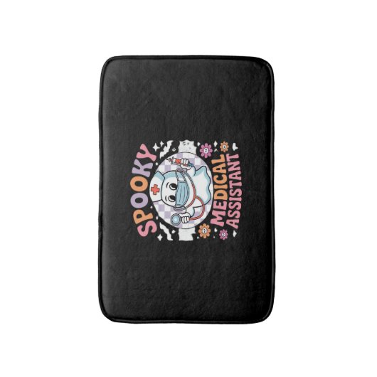 Spooky medische assistent Schattige Halloween Esse Badmat (Voorkant Verticaal)