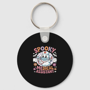 Spooky medische assistent Schattige Halloween Esse Sleutelhanger
