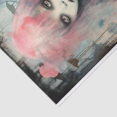 Spooky Meisje 10 Decoupage Papier (Detail)