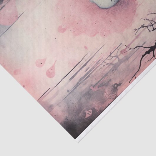 Spooky Meisje 12 Decoupage Papier (Detail)