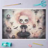 Spooky Meisje 6 Decoupage Papier (Craft)