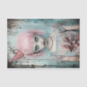 Spooky Meisje 8 Decoupage Papier (Voorkant)