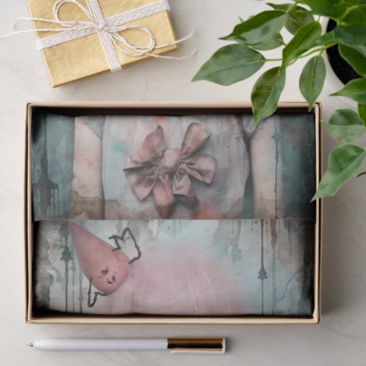 Spooky Meisje 8 Decoupage Papier (Geschenk)