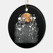 Spooky Meme Dansende Skeletons Ballet Dance Keramisch Ornament (Links)