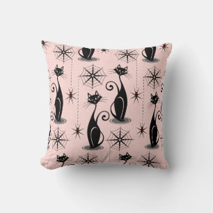 Spooky Meow Retro Atomic Cats Kussen