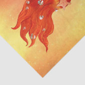 Spooky Mermaid met Octopus Tissuepapier (Detail)