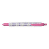 Spooky MH roze spookpen Blauwe Inkt Pen (Achterkant)