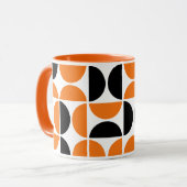 Spooky Mid Century vakantie Tegels Mok (Voorkant links)