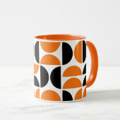 Spooky Mid Century vakantie Tegels Mok (Voorkant rechts)