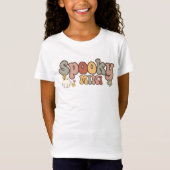 Spooky Mini Retro Halloween Mama En Ik Matching T-shirt (Voorkant)