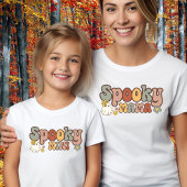 Spooky Mini Retro Halloween Mama En Ik Matching T-shirt