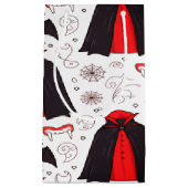 Spooky Minimal Dracula voor Halloween Klein Cadeauzakje (Voorkant)