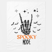 SPOOKY MODE FLEECE DEKEN (Voorkant)