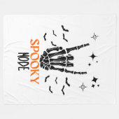 SPOOKY MODE FLEECE DEKEN (Voorkant (Horizontaal))