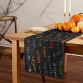 Spooky Modern Halloween Spirit Lange Tafelloper