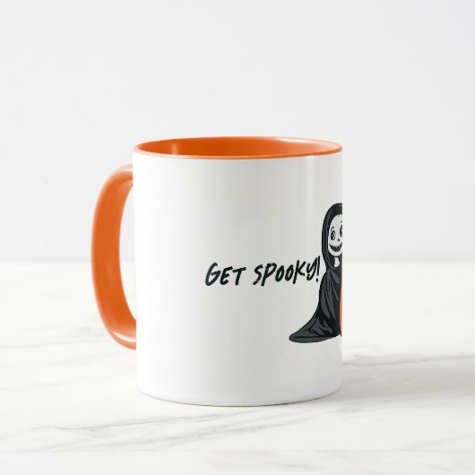 Spooky moeder en haar zoon mok (Voorkant links)