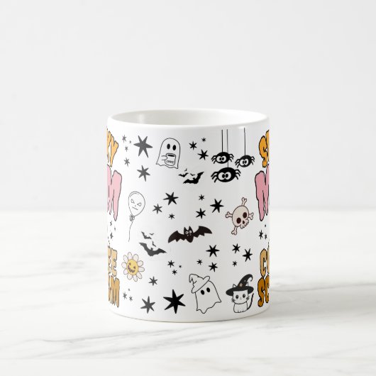 Spooky Mom Coffee Scream Mok - 11oz (Center)
