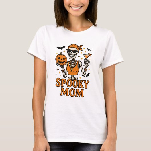 Spooky Mom Halloween T-shirt (Voorkant)