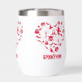 Spooky Mom Tumbler Drink Glas (Achterkant)
