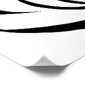 Spooky monster Lady | AI Art Poster (Hoek)