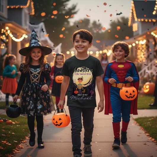 Spooky Monsters van het spookhuis Kinder T-shirt