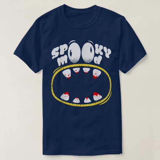 Spooky Mood Halloween Costume Monster Classic Funn T-shirt (Design voorkant)