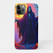 Spooky Moon Death's Call Design Case-Mate iPhone Case (Achterkant)