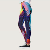 Spooky Moon Death's Call Design Leggings (Links)