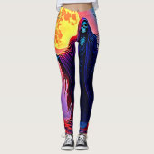 Spooky Moon Death's Call Design Leggings (Voorkant)