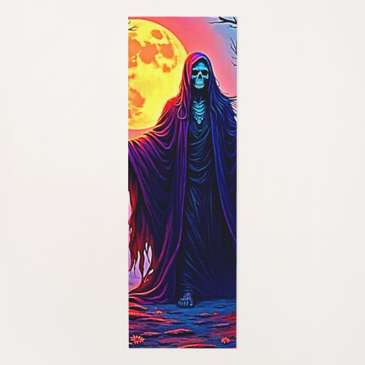 Spooky Moon Death's Call Design Yogamat (Voorkant)