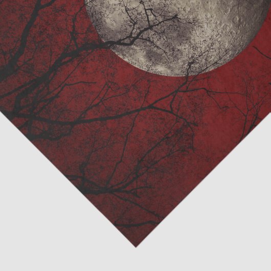 Spooky Moon Halloween Prints Tissuepapier (Detail)