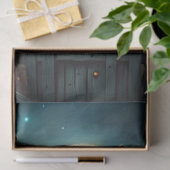 Spooky Moonlit Black Cat Halloween Decoupage Tissuepapier (Geschenk)