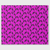 Spooky Moonlit Kraaien Share Eyeball Snack Gothic  Cadeaupapier (Vlak)