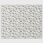 Spooky  Moth Pattern Cadeaupapier (Vlak)
