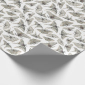 Spooky  Moth Pattern Cadeaupapier (Hoek)