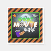 Spooky Movie Night Napkin Servet (Voorkant)