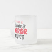 Spooky Mug for Movie Lovers Matglas Koffiemok (Voorkant links)