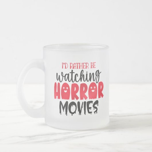 Spooky Mug for Movie Lovers Matglas Koffiemok (Links)