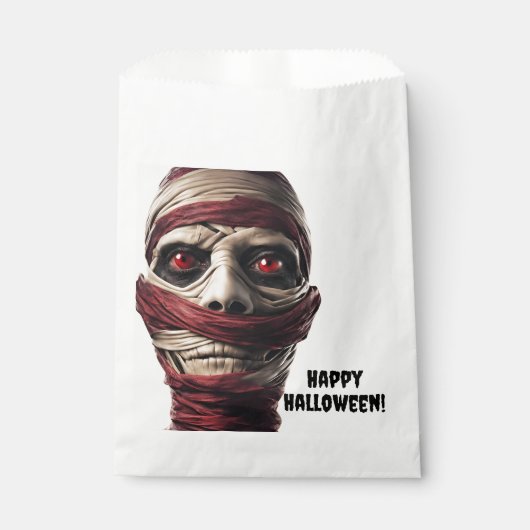 Spooky Mummy Halloween Ghoul Zombie Party Bedankzakje (Voorkant)