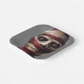 Spooky Mummy Halloween Party eng Papieren Bordje (Gebogen)