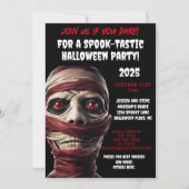 Spooky Mummy Halloween Party Scary Undead Zombie Kaart (Voorkant)