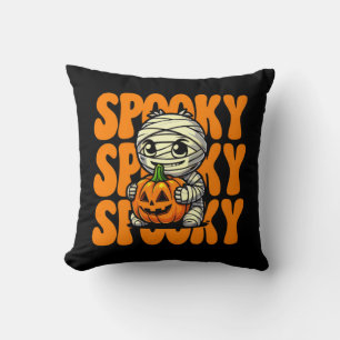 Spooky Mummy Knuffelen Pompoen Halloween Kussen